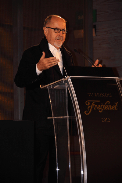 El director Bigas Luna, muy feliz por haber visualizado mucha creativivdad