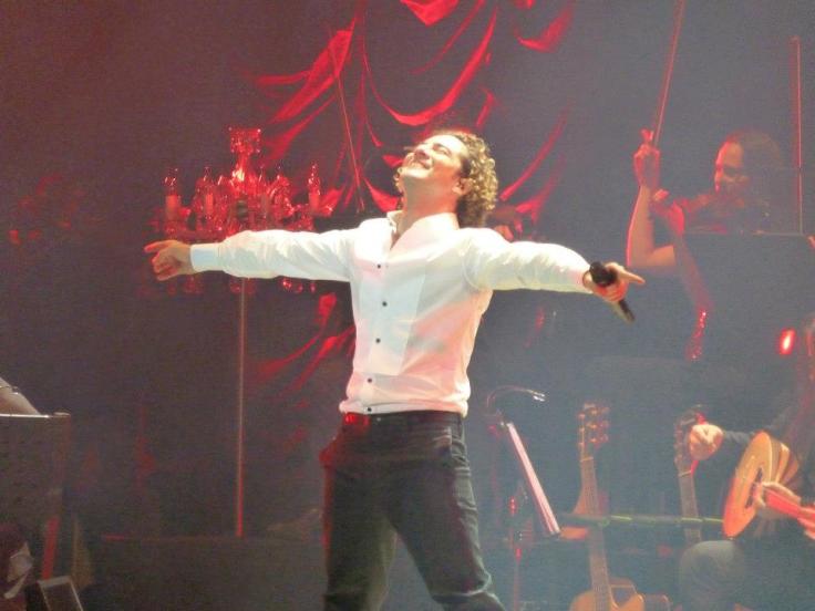 Se entregó en cuerpo y alma a un público completamente entregado.