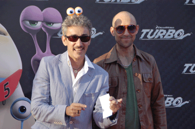 David Fernández y David Ramírez, dos buenos amigos con muchas "Pelotas" televisivas, y de otros andares en forma de proyectos.