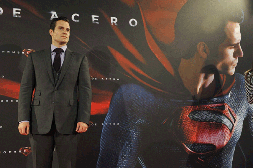 Henry Cavill, el nuevo Superman. Foto Pipo Fernández.
