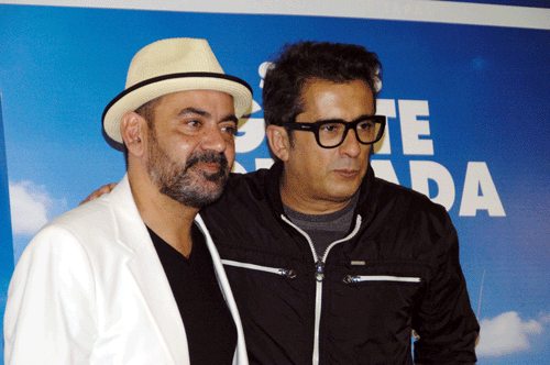 José Corbacho con Andreu Buenafuente, contentos e ilusionados con la nueva singladura en la producción cinematográfica.