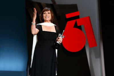 Carmen Maura, Premio Donosti 2013. Foto Iñaki Pardo.