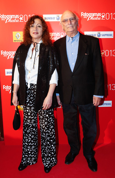 Una pareja de "cine", Eulália Ramón y Carlos Saura.