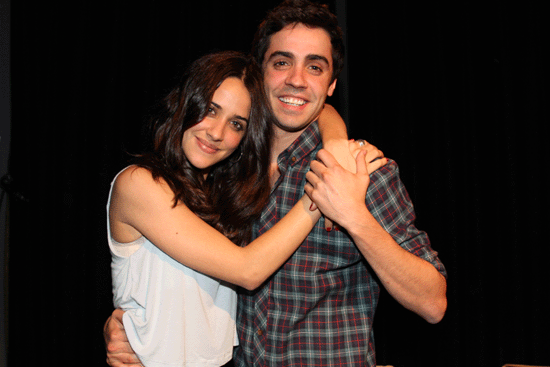 Macarena García y su hermano Javier Ambrossi,.