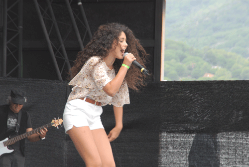 La cantante Nerea, finalista de La Voz Kids, vivió un momento especial ya que hace dos años se encontraba entre el público