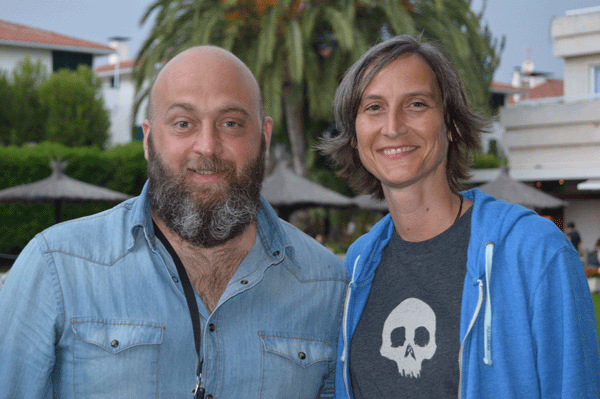 En la imágen Ignacio Garcia y Annick Mahnertt