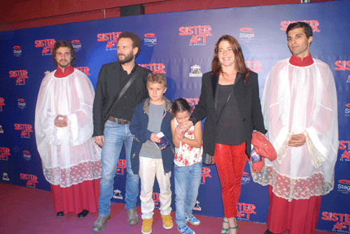 Los grandes actores Marc Martínez y Nora Navas, noche de estreno en família