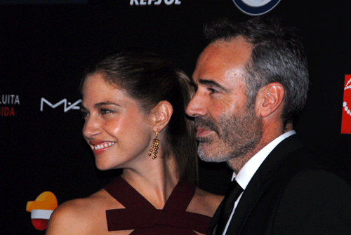 Martina Klein, copresentadora de la Gala con su marido Álex Corretja