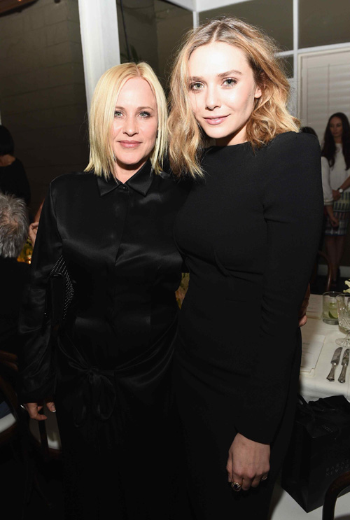 Patricia Arquette y Elizabeth Olsen. Foto - Prensa Grey Goose Vodka.