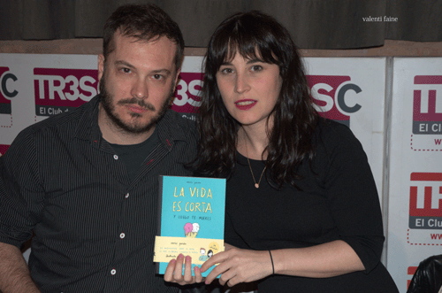 Enric Pardo & Lyona i el seu llibre "La vida es corta", que segur que serà un dels més venuts per Sant Jordi