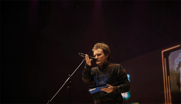 Pol López ha estat reconegut com a millor actor teatral per Hamlet. Foto ©Paco Amate