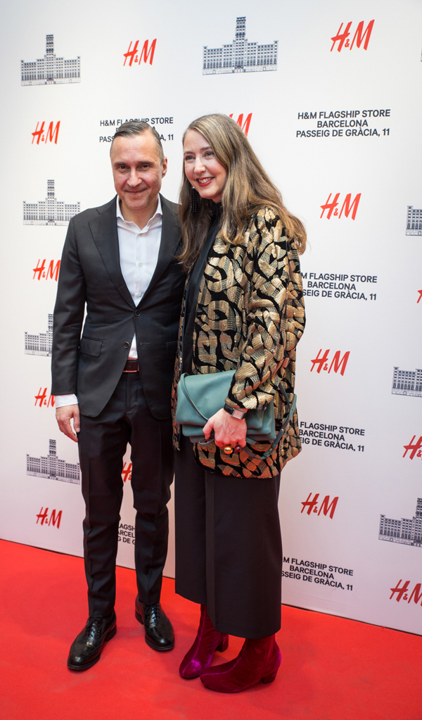.Ralf Wein, DG H&M España y Ann - Sophie Johanson, Head of Design H&M 