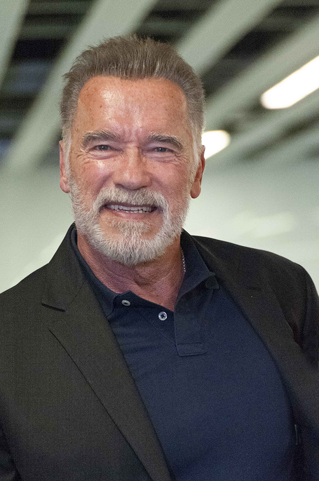 Arnold Scharzenegger Barnafotopress
