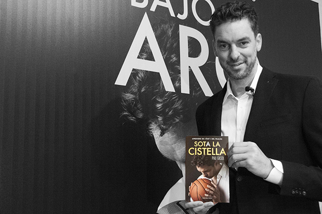 Pau Gasol y su libro