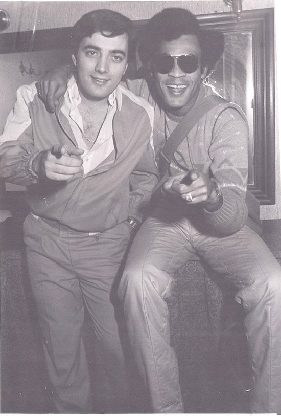 Xarli Diego amb Bobby Farell (Boney M)